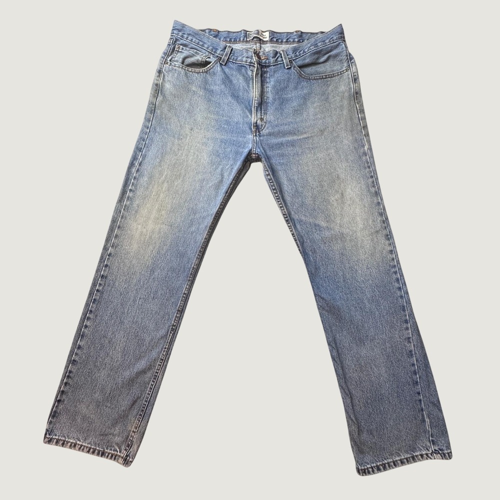 Vintage Levi's Signature Jeans Mens 38x32 Regular Traditional Blue Wash Denim